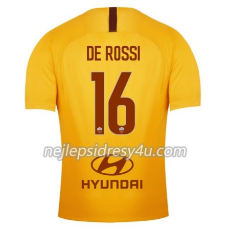 Fotbalový Dres AS Řím De Rossi 16 Alternativní 2018/19